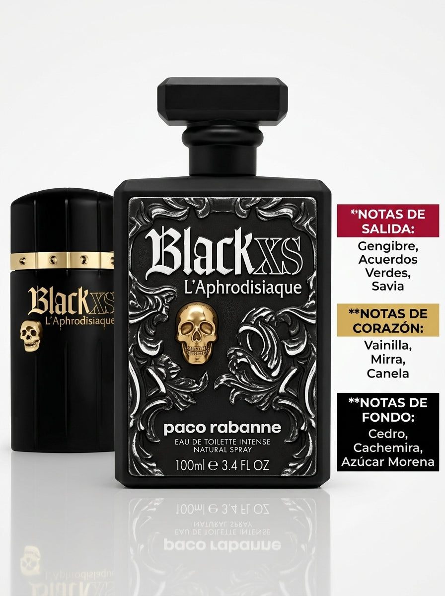 COMBO PERFUME 3 DE HOMBRE BLACK XS, PHANTON,CLINIQUE HAPPY REFM2
