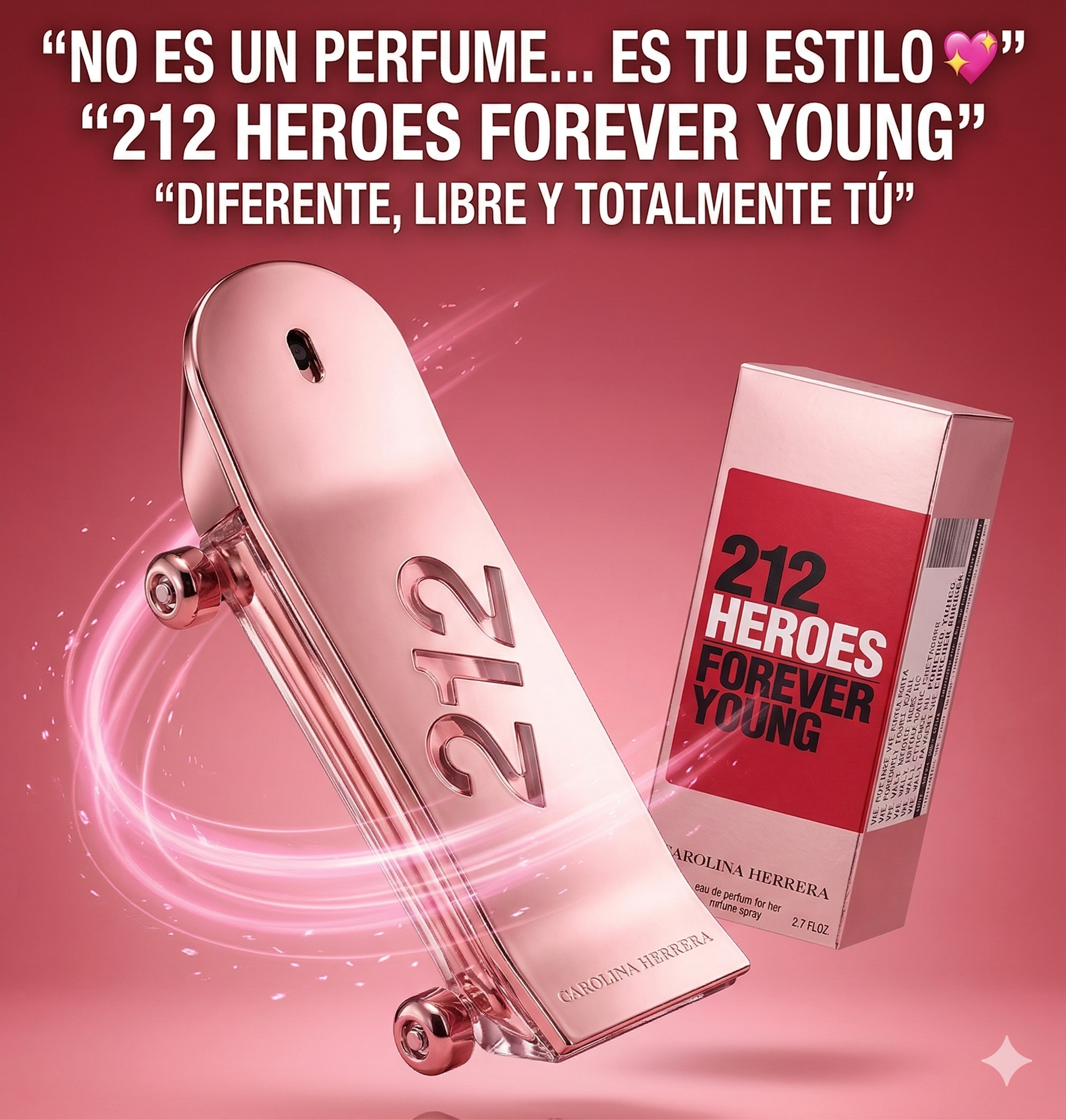 Perfume 212 Heroes Forever Young Carolina Herrera