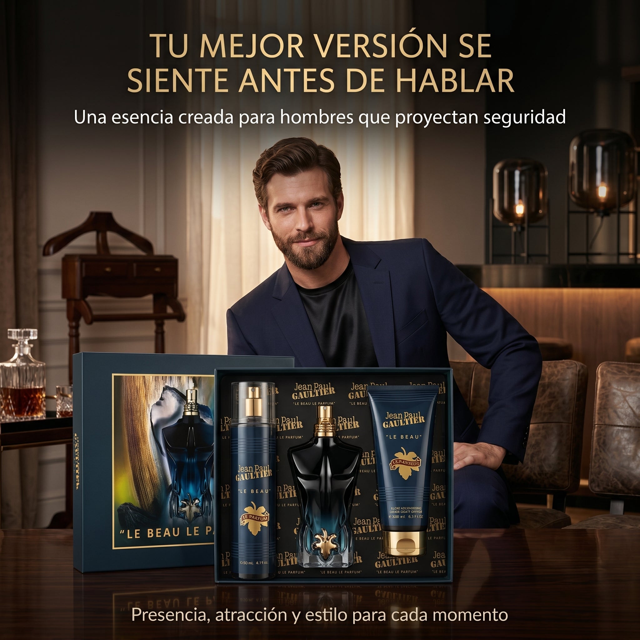 SET PERFUME  JEAN PAUL LE BEAU  LE PARFUM