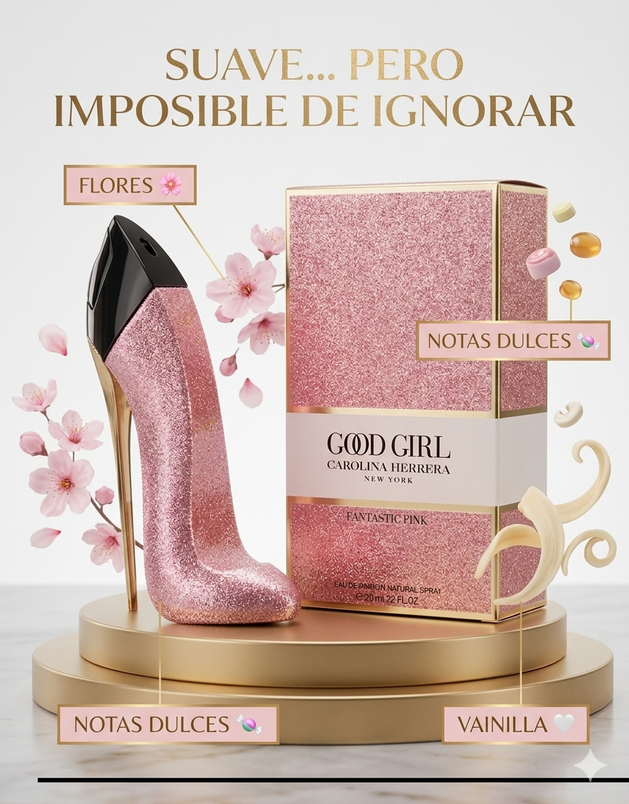 PERFUME GOOD GIRL FANTASTIC PINK CAROLINA HERRERA