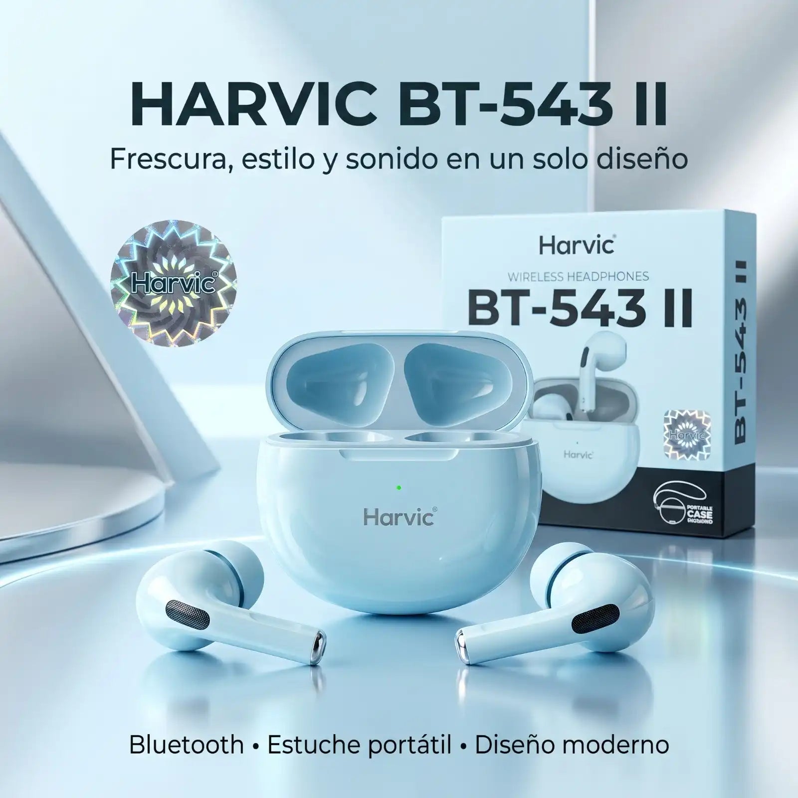 Audífonos HARVIC BT-543 II