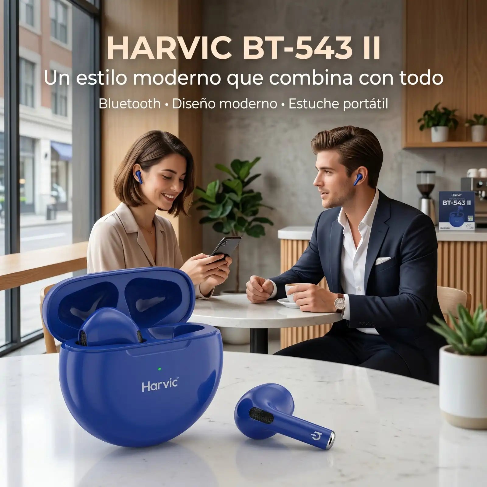 Audífonos HARVIC BT-543 II