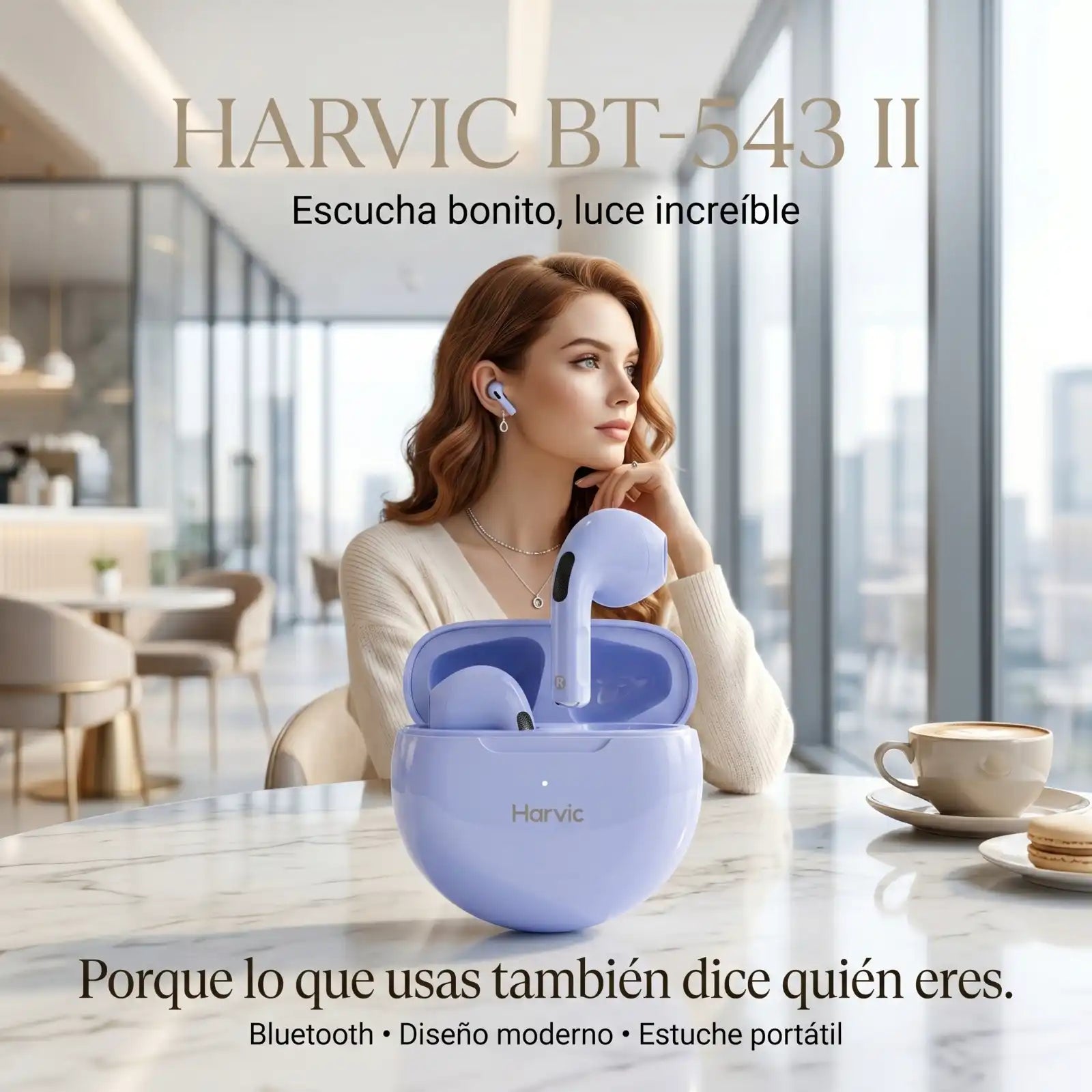 Audífonos HARVIC BT-543 II