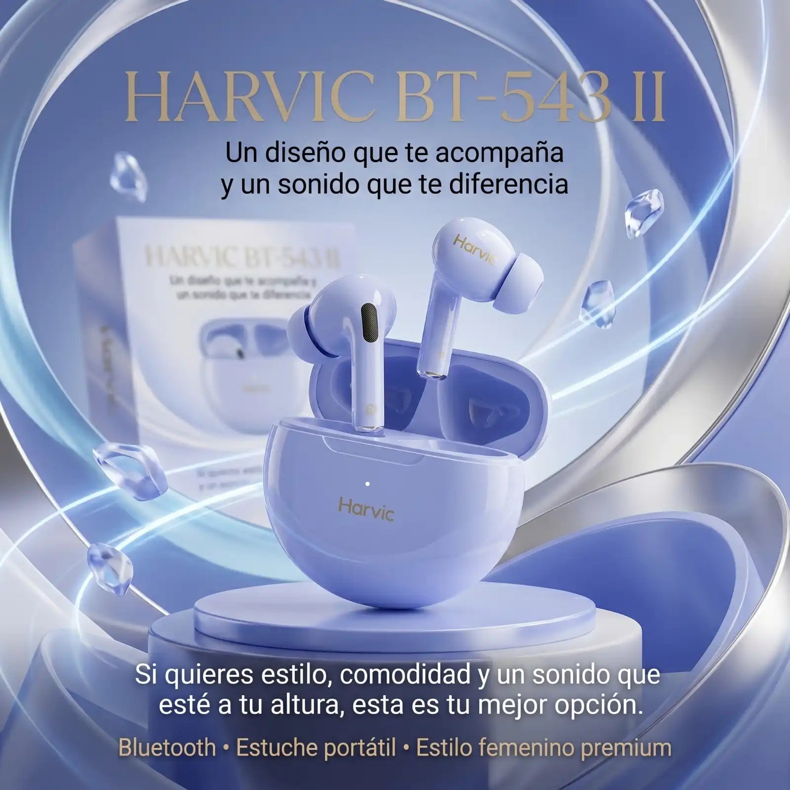 Audífonos HARVIC BT-543 II