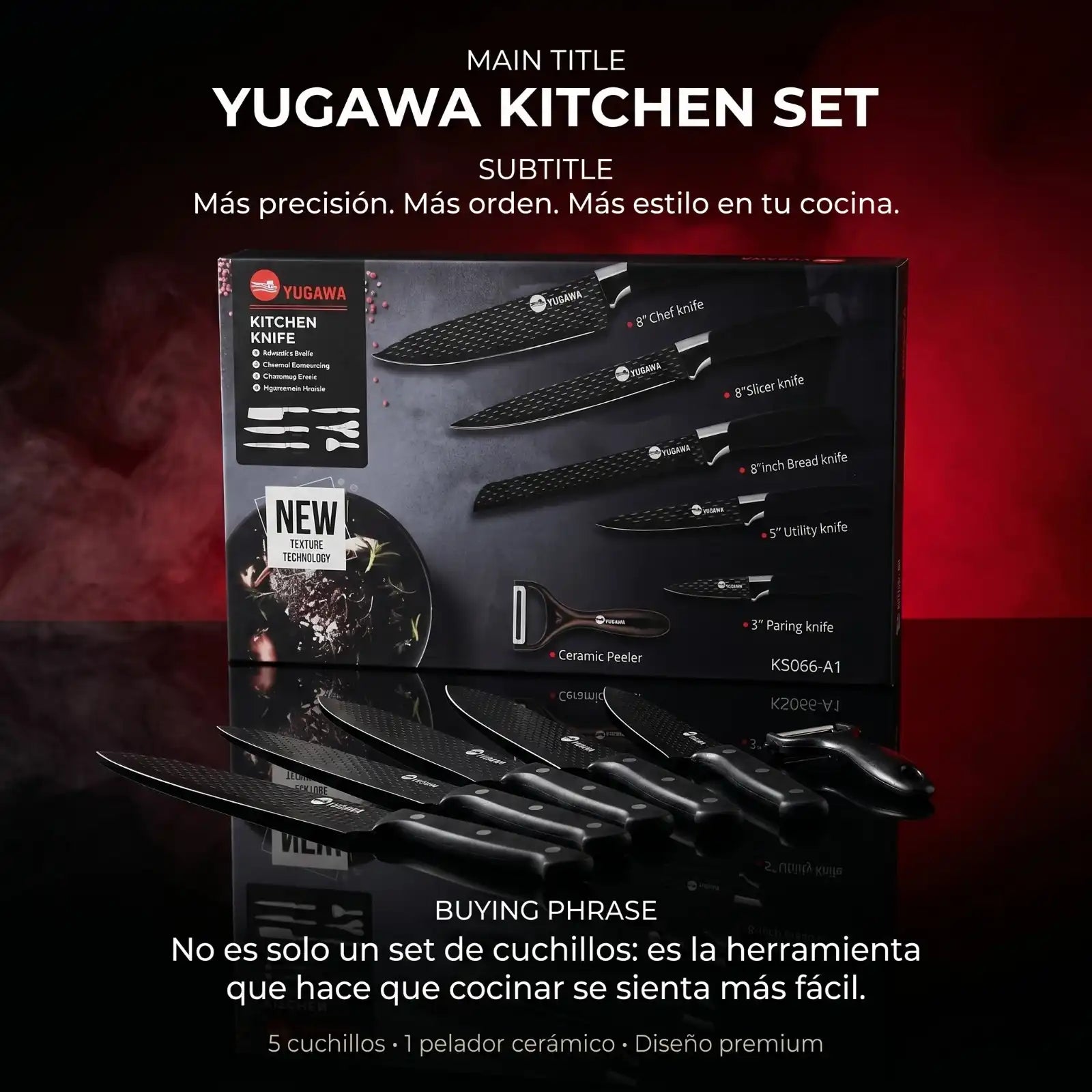 Set de Cuchillos Yugawa Premium