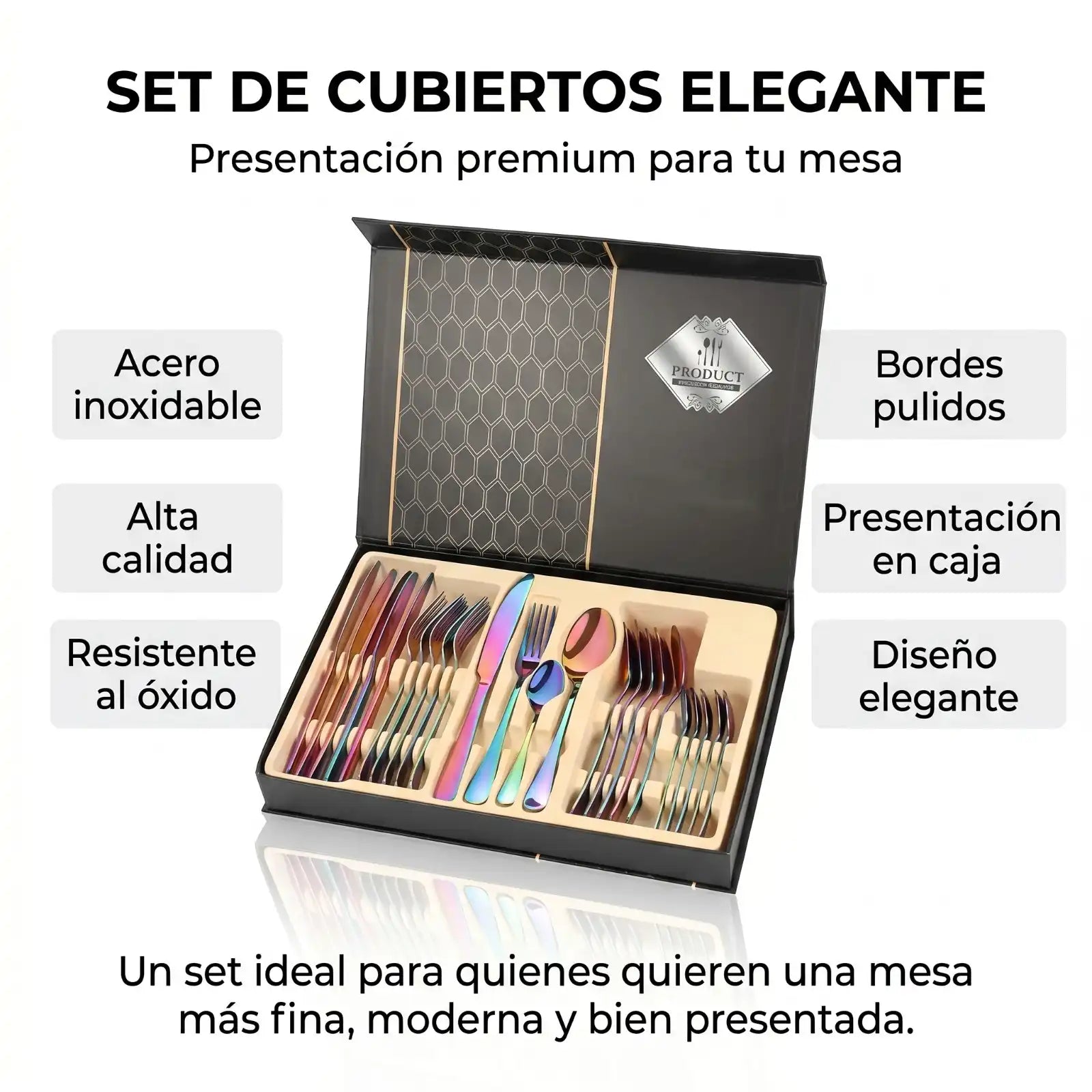 Set de Cubiertos Elegante Premium