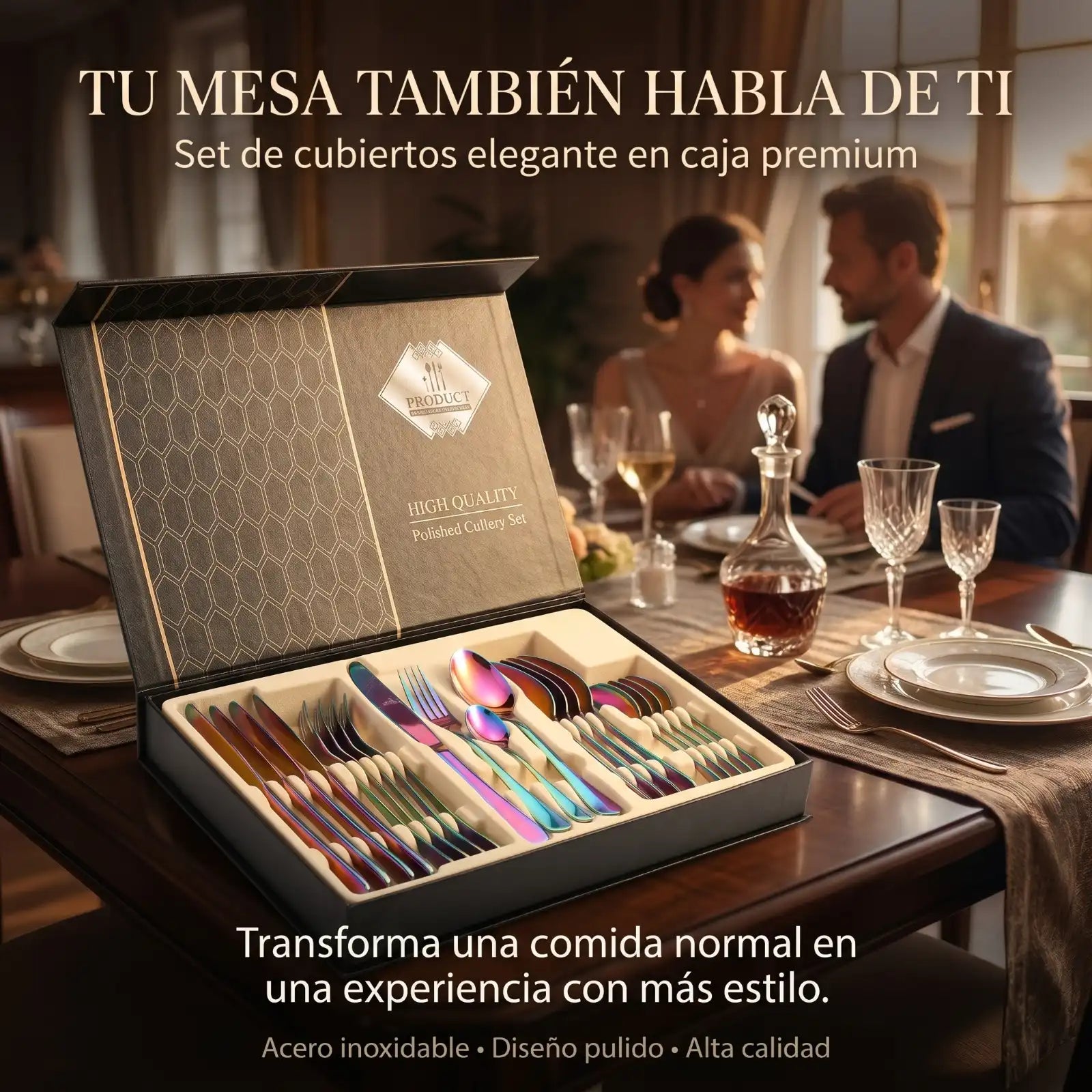 Set de Cubiertos Elegante Premium