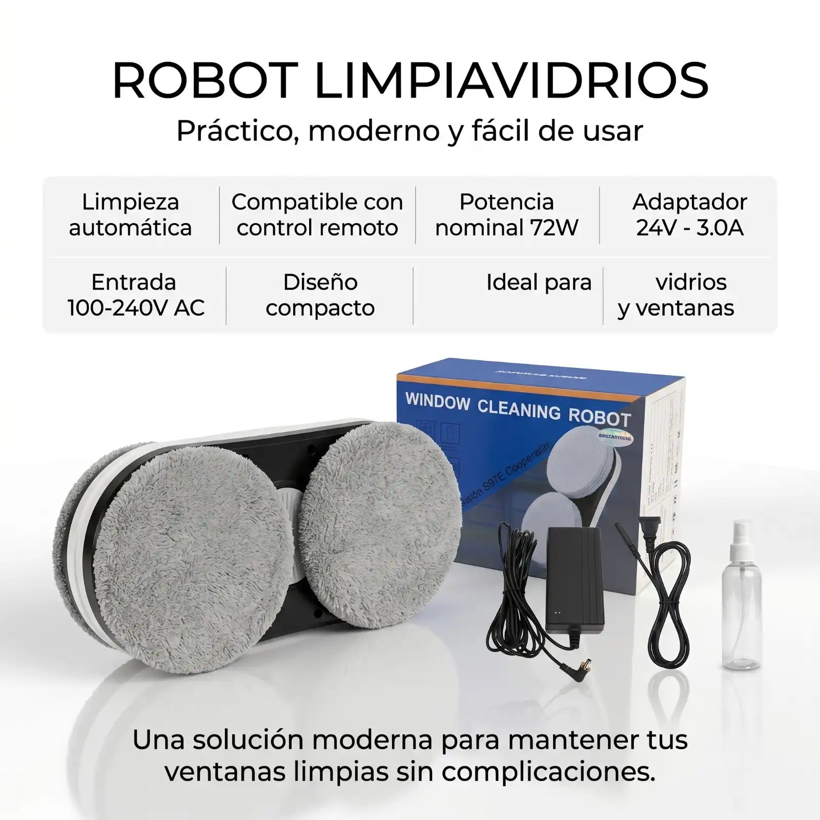 Robot Limpiavidrios Automático