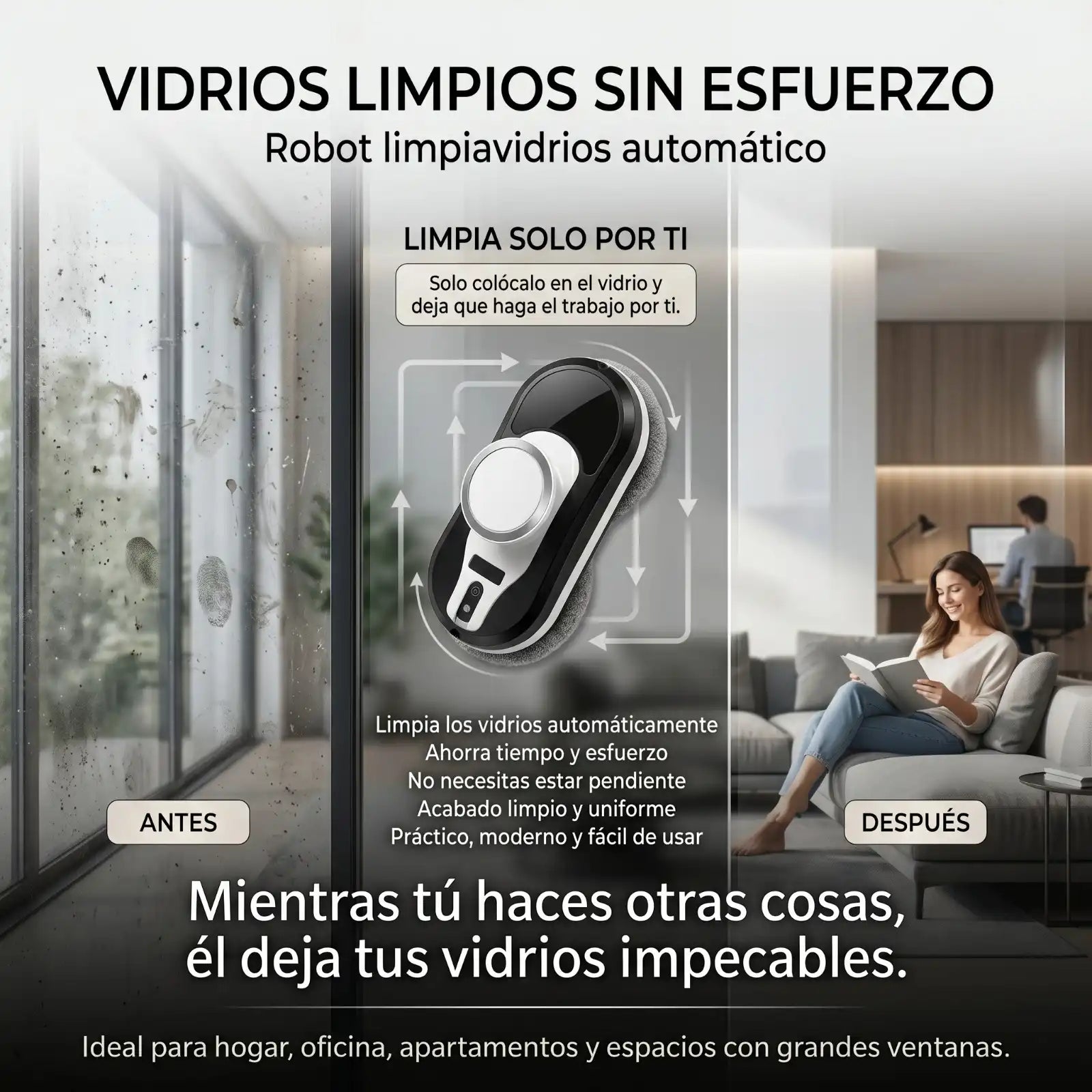 Robot Limpiavidrios Automático