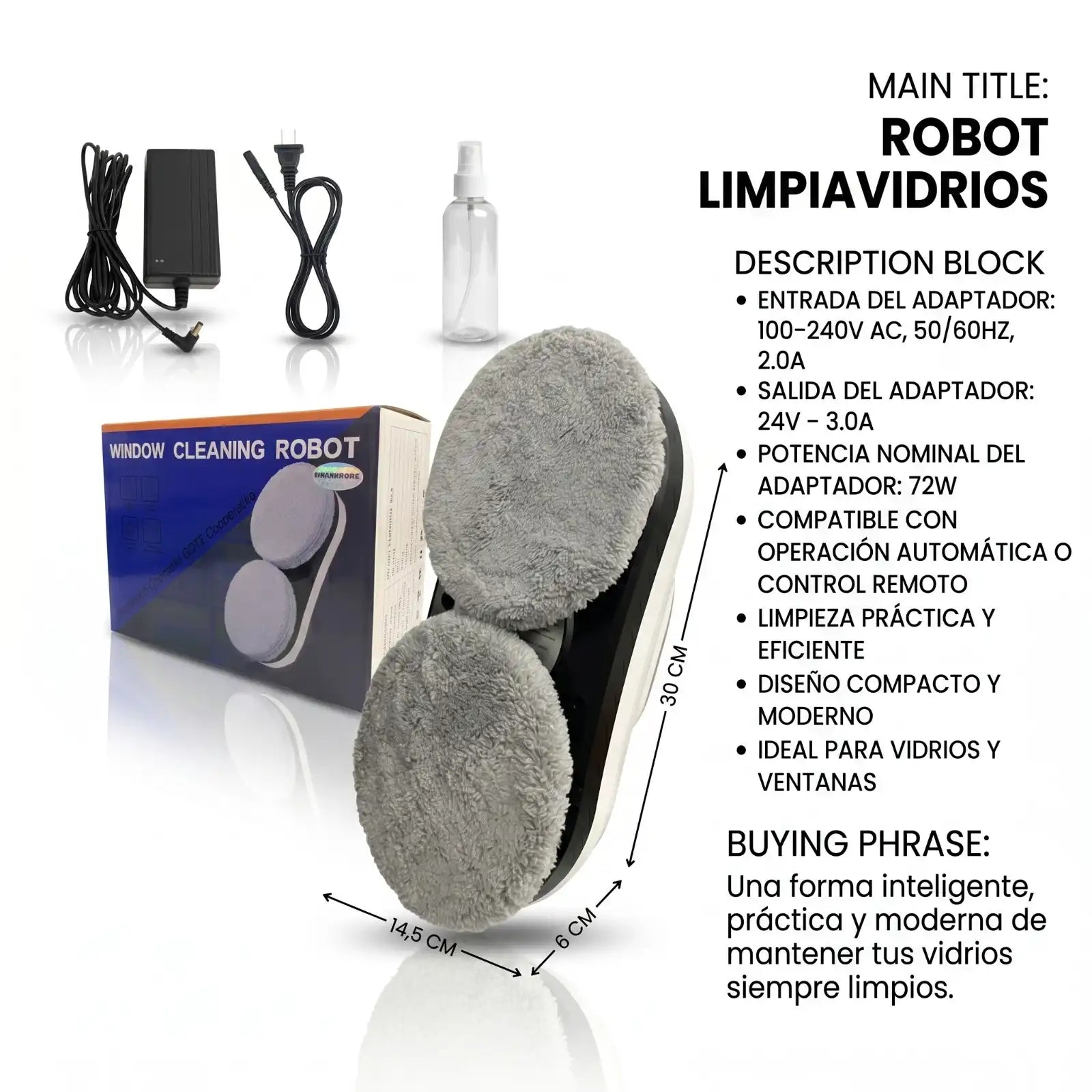 Robot Limpiavidrios Automático