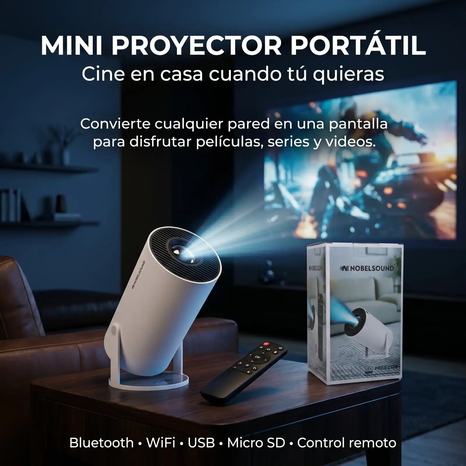 Mini Proyector Nobelsound