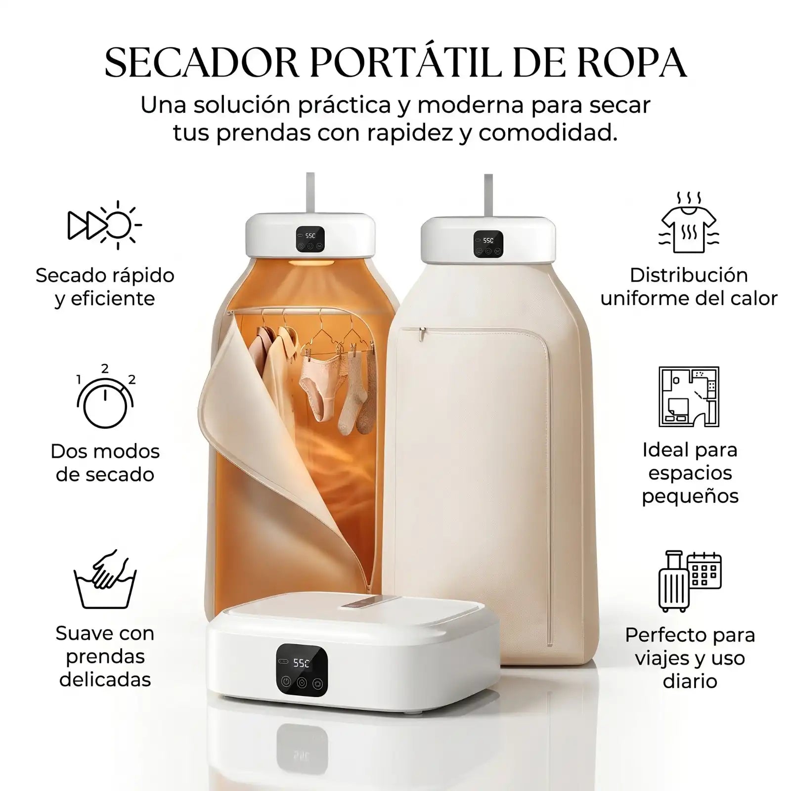 Secadora de Ropa Portátil