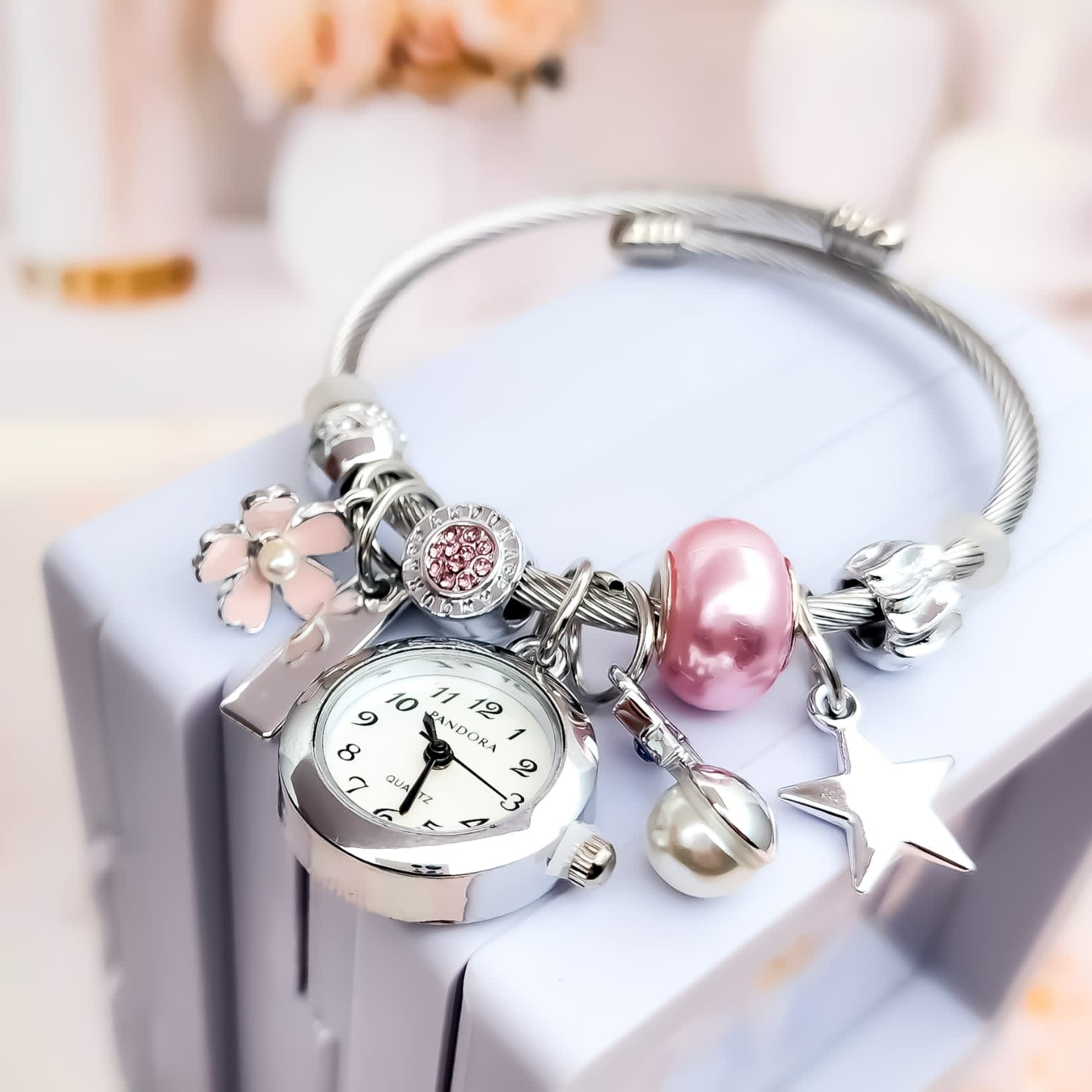 PANDORA PLATEADO DAMA