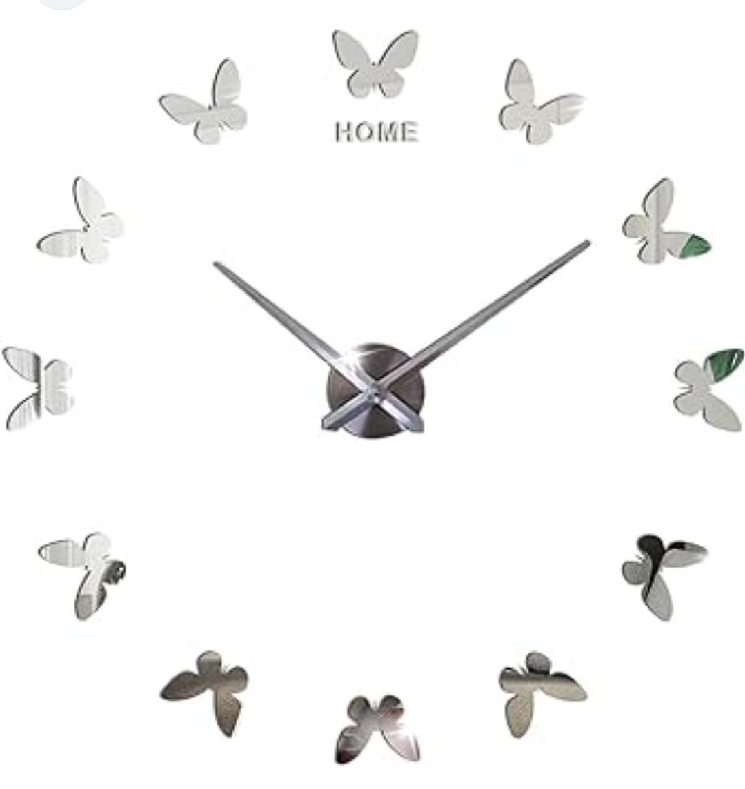 RELOJ DE PARED MARIPOSA