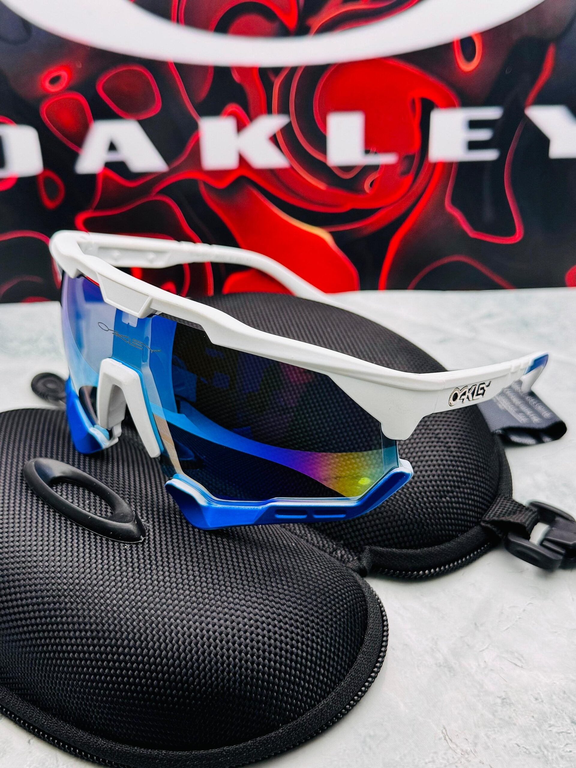 GAFA DEPORTIVA OKLEY BLANCA A