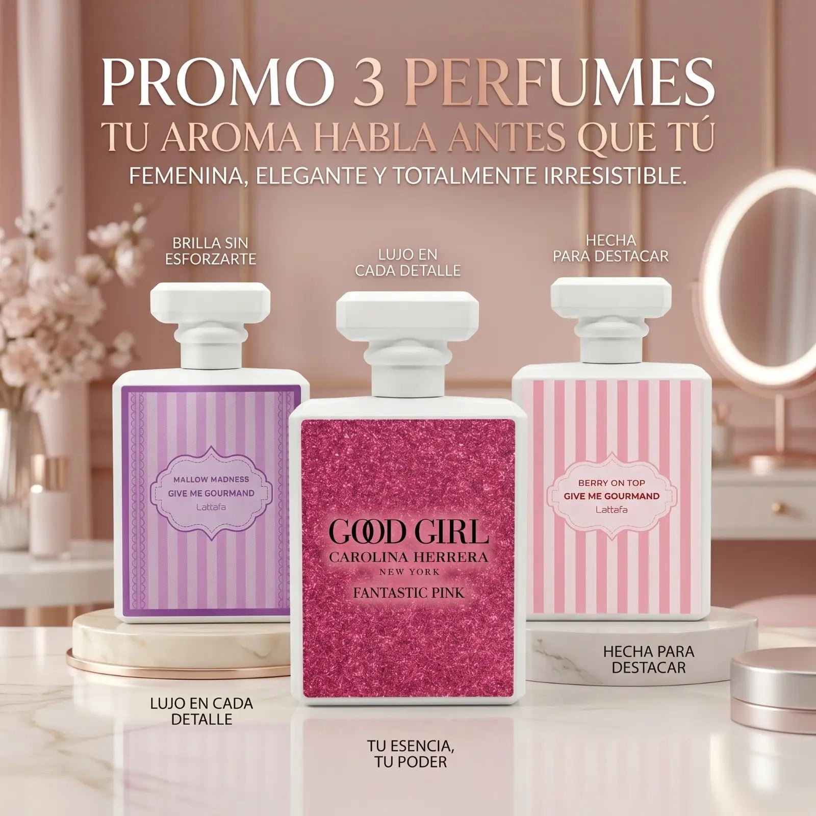 PERFUMES COMBO DE DAMA REF12