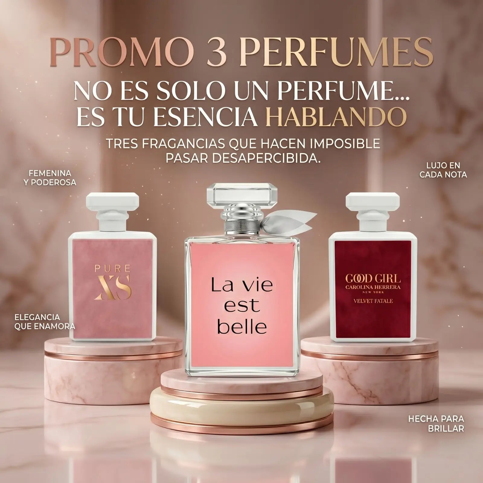 COMBO 3 PERFUMES DE DAMA REF10