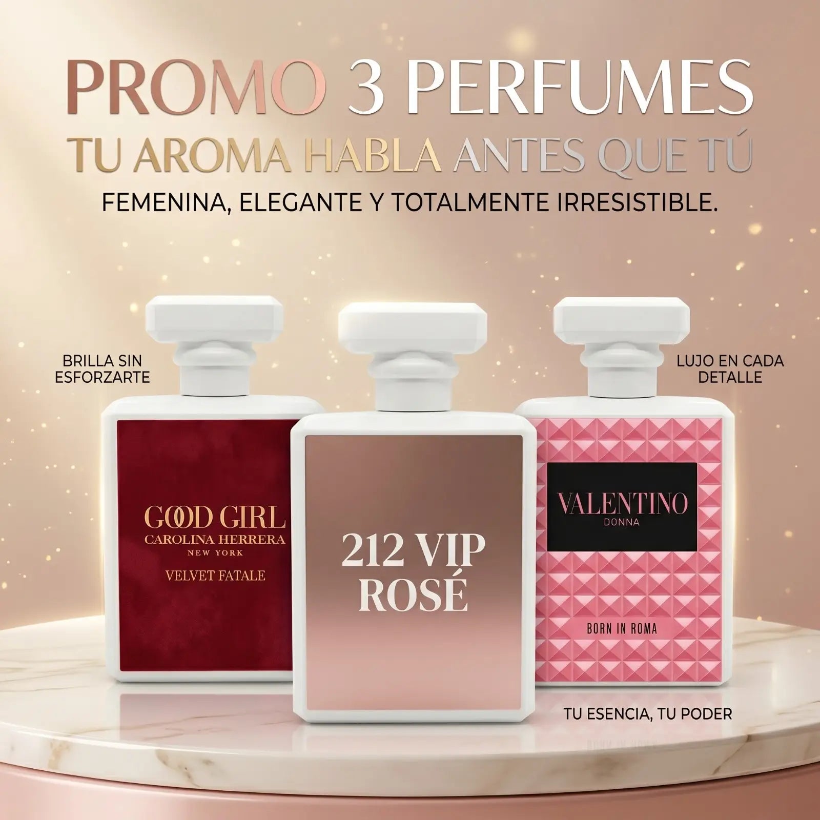 COMBO TRIPLE 3 PERFUMES DE DAMA REF8