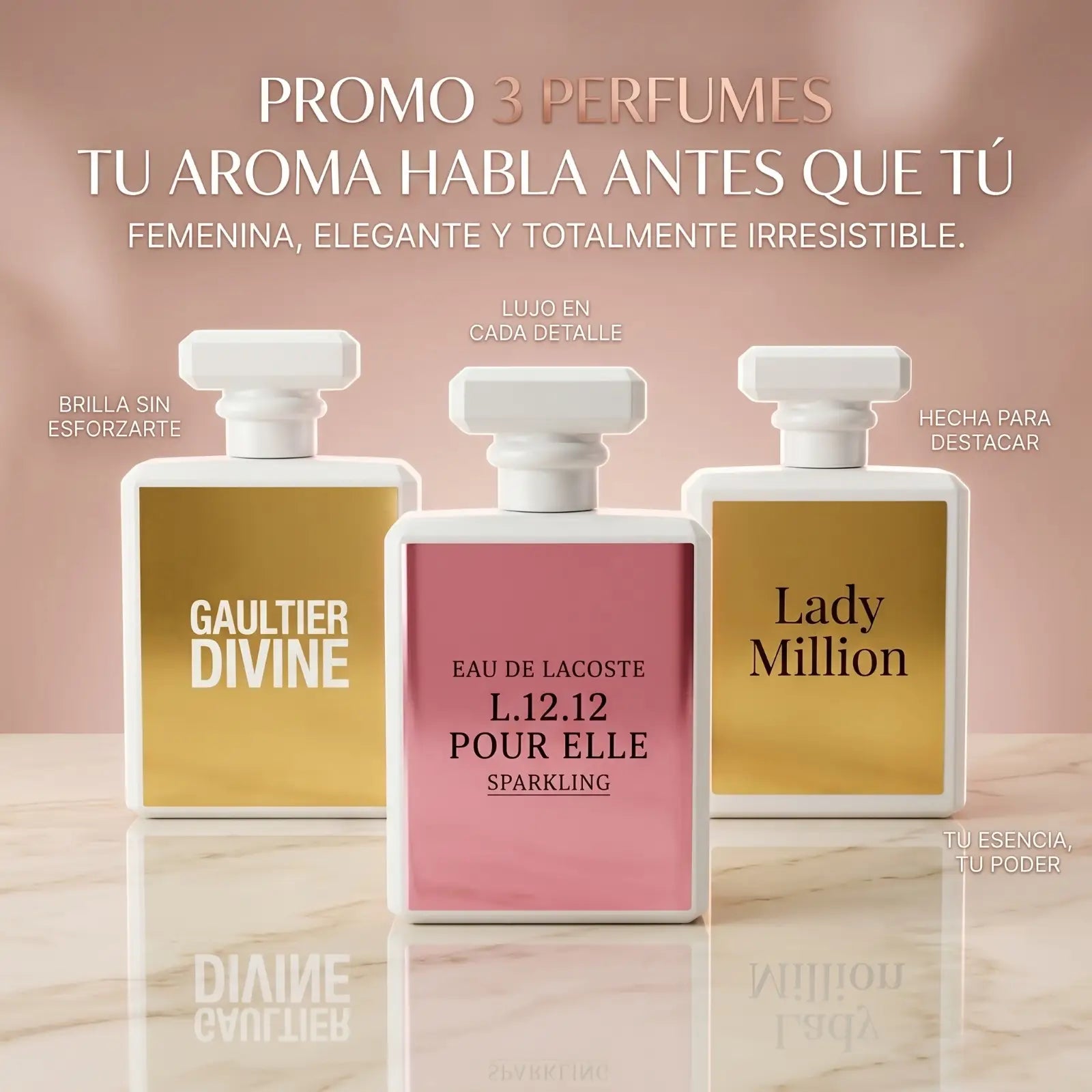 COMBO 3 PERFUMES DE DAMA REF1