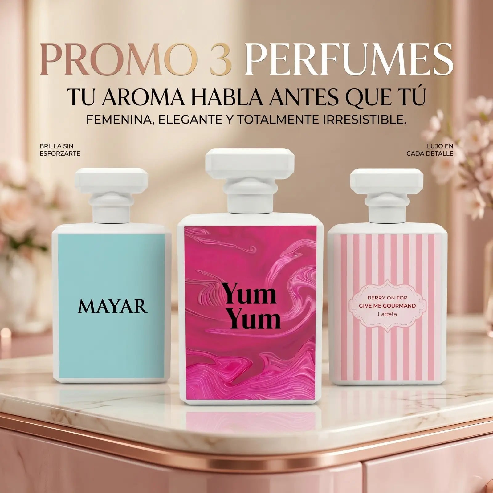 COMBO 3 PERFUMES DE DAMA REF7