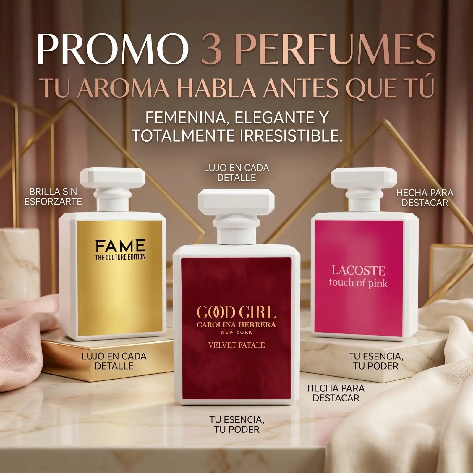 COMBO DAMA 3 PERFUMES REF4
