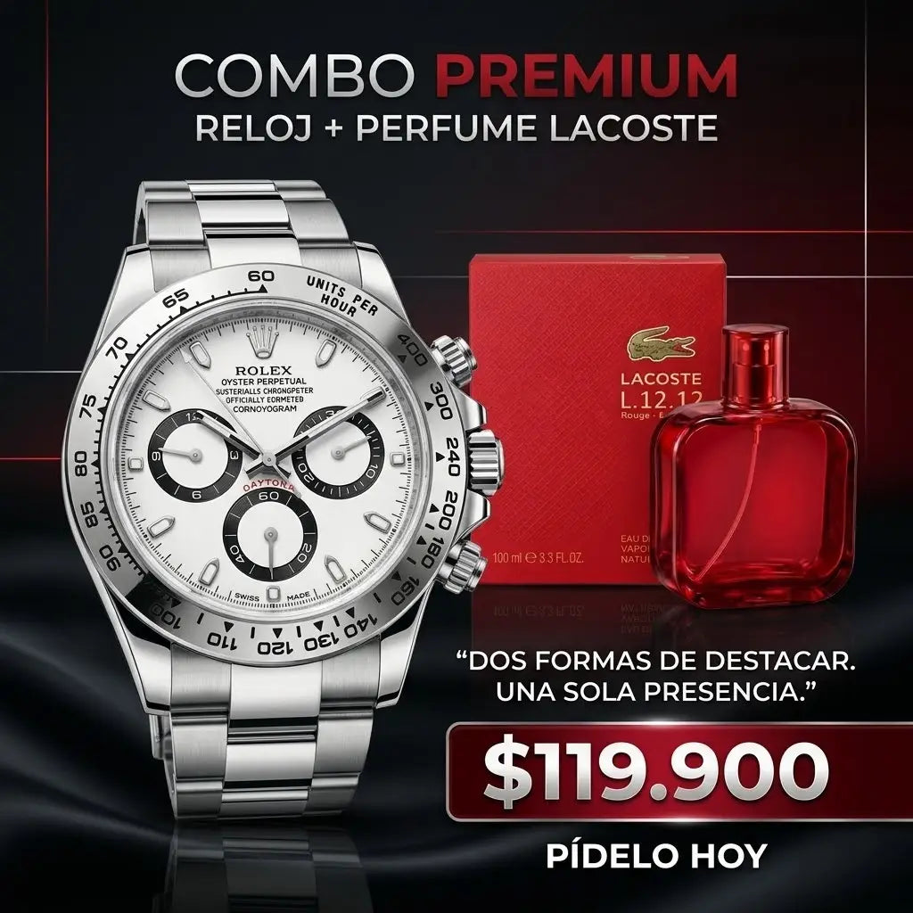 COMBO 6 RELOJ MAS PERFUME
