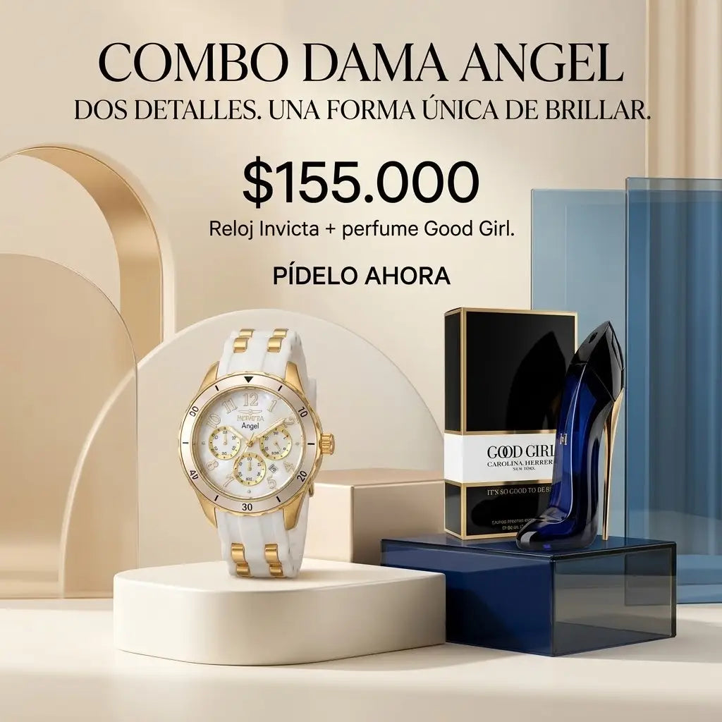 COMBO 7 RELOJ MAS PERFUME