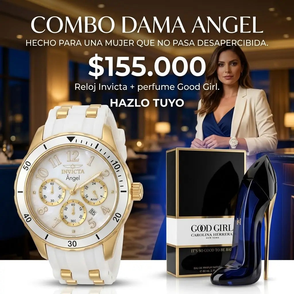 COMBO 7 RELOJ MAS PERFUME
