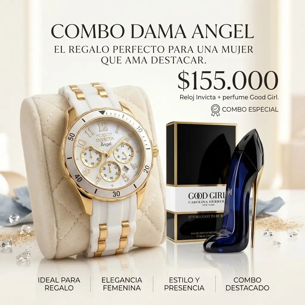 COMBO 7 RELOJ MAS PERFUME