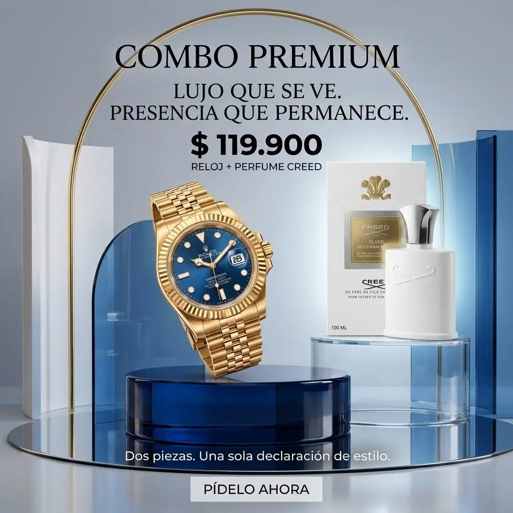 COMBO 8 RELOJ MAS PERFUME
