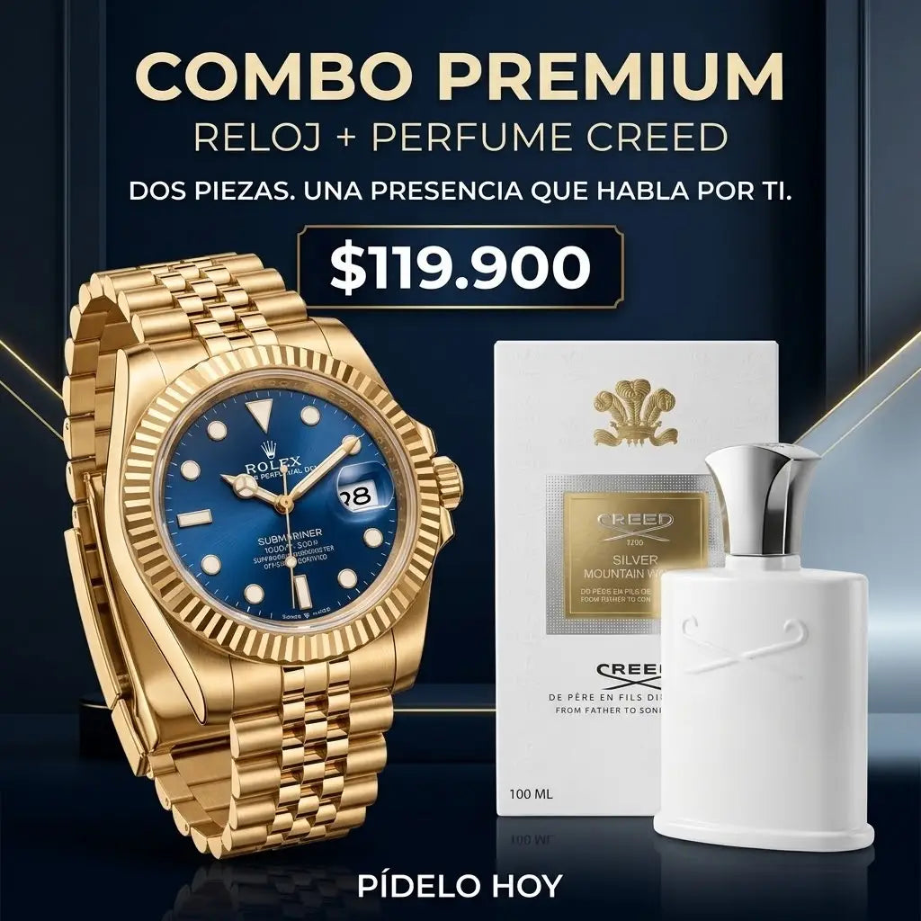COMBO 8 RELOJ MAS PERFUME