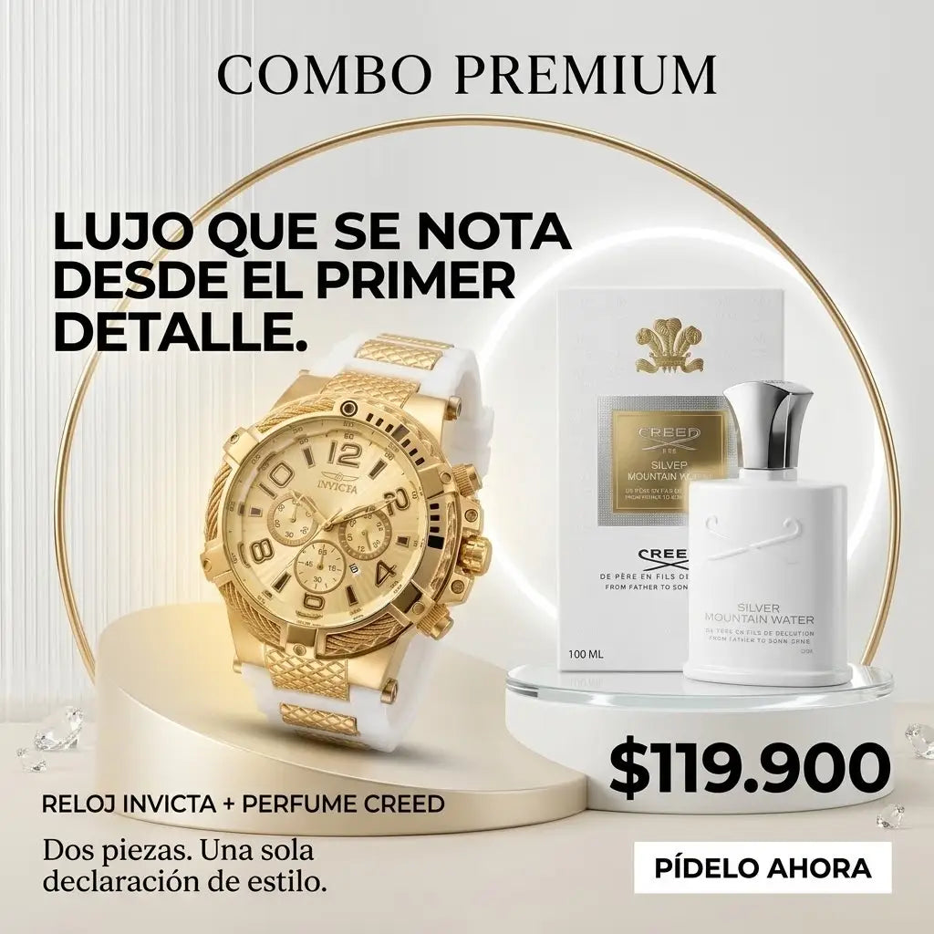 COMBO 9 RELOJ MAS PERFUME