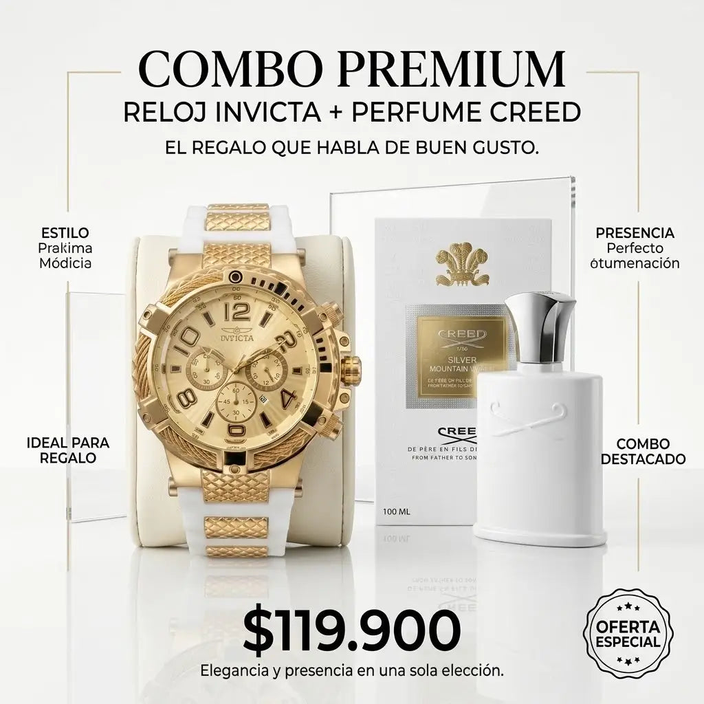 COMBO 9 RELOJ MAS PERFUME