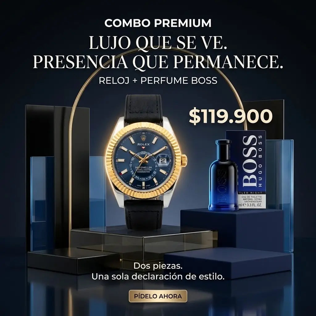 COMBO 10 RELOJ MAS PERFUME