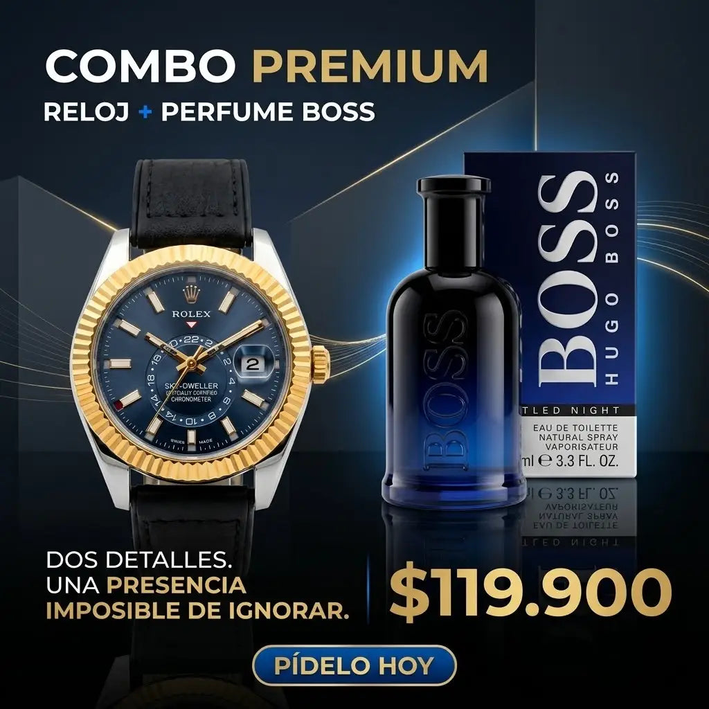 COMBO 10 RELOJ MAS PERFUME
