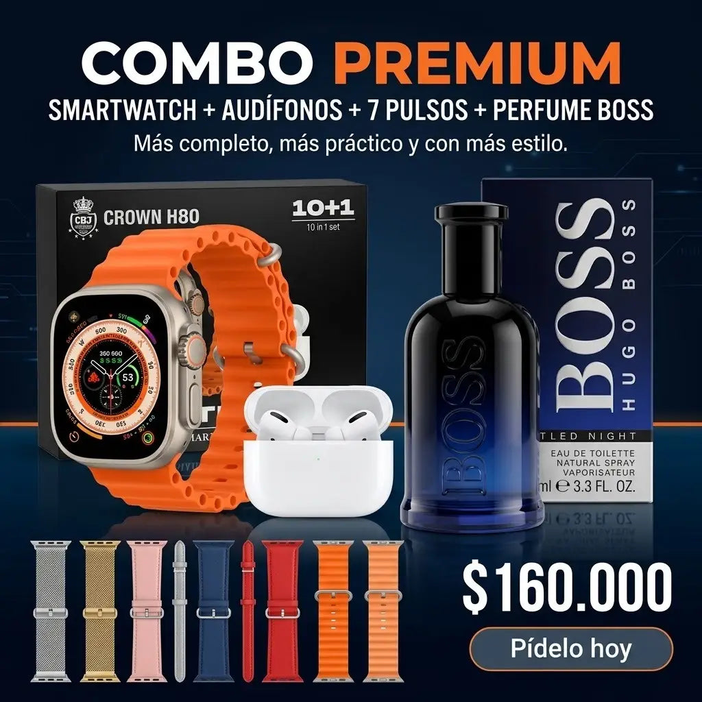 COMBO 11 RELOJ INTELIGENTE MAS PERFUME