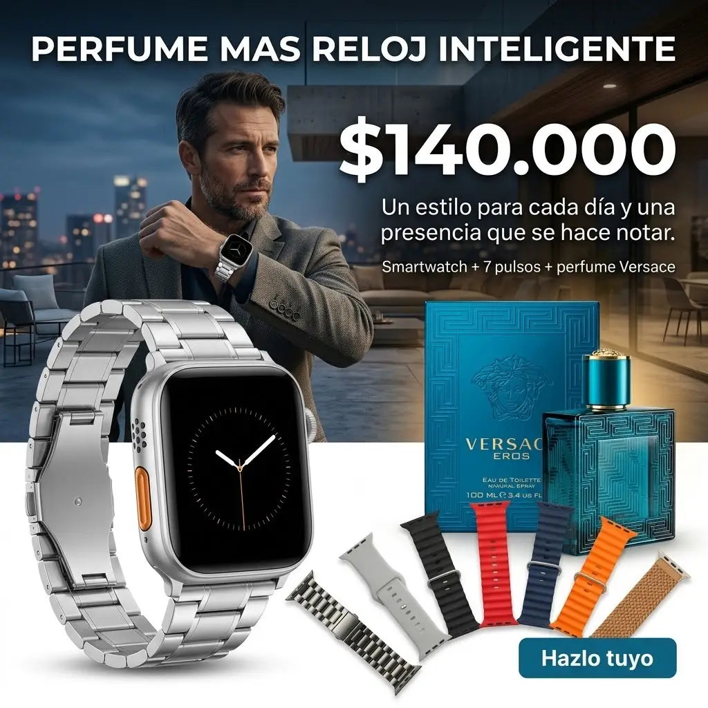 COMBO 13 RELOJ INTELIGENTE MAS PERFUME