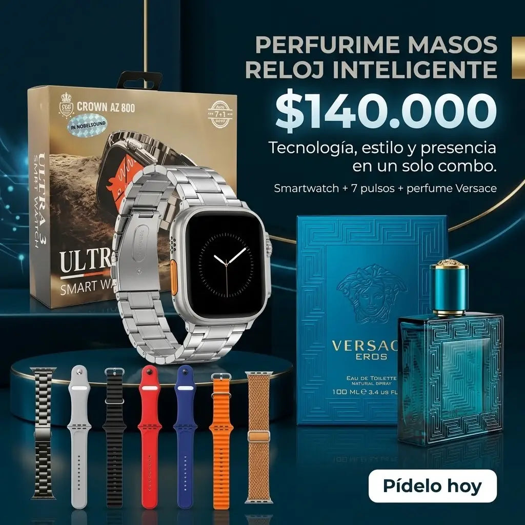 COMBO 13 RELOJ INTELIGENTE MAS PERFUME