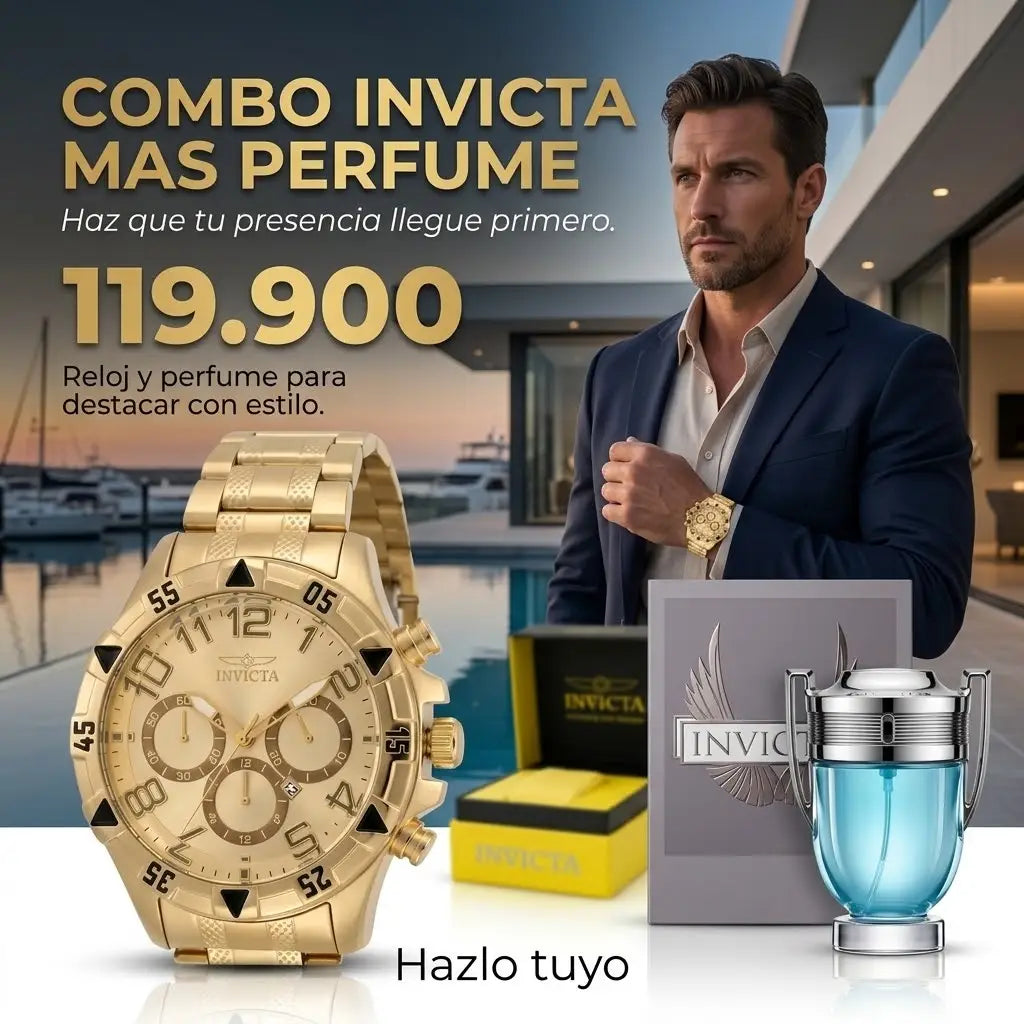COMBO 16 RELOJ MAS PERFUME