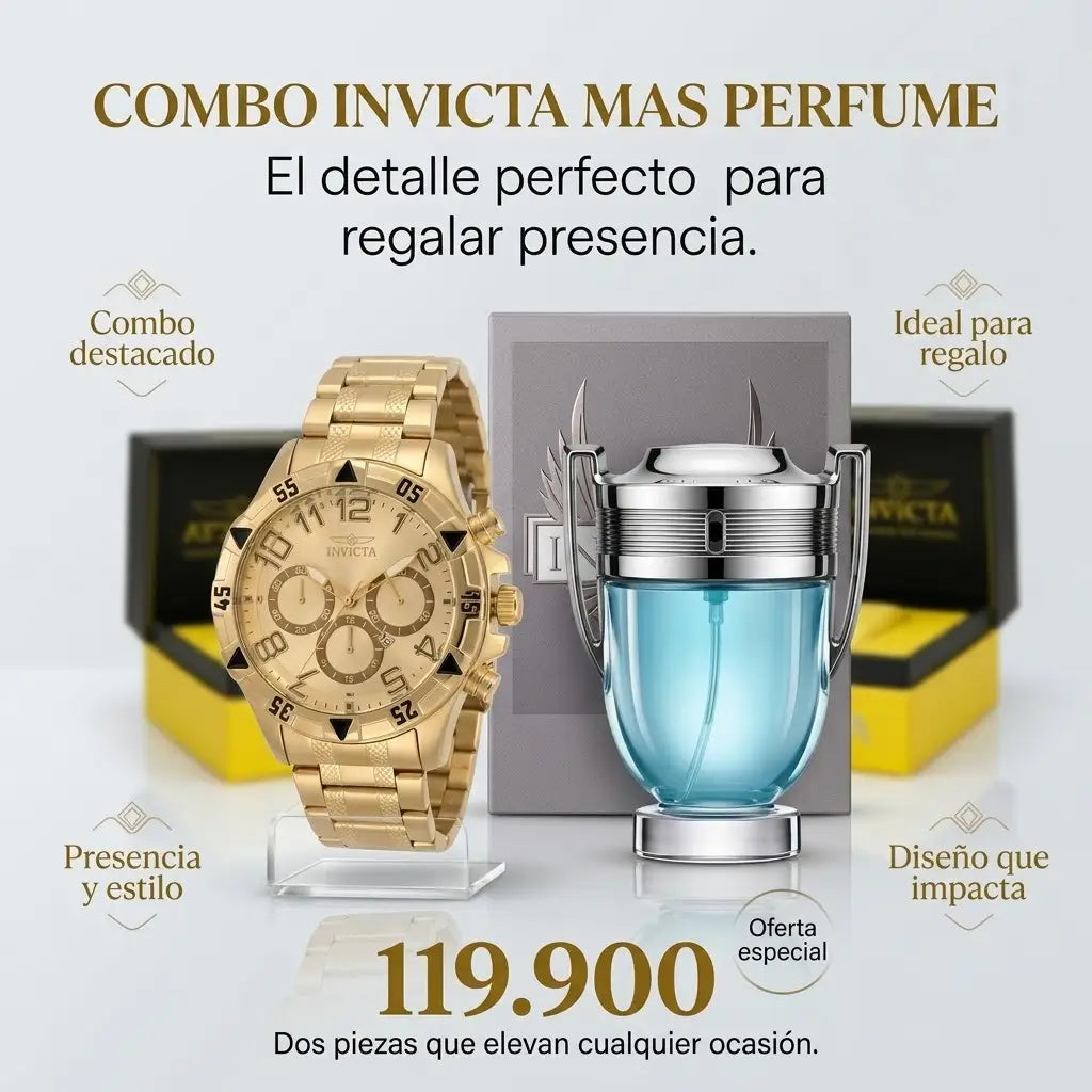 COMBO 16 RELOJ MAS PERFUME