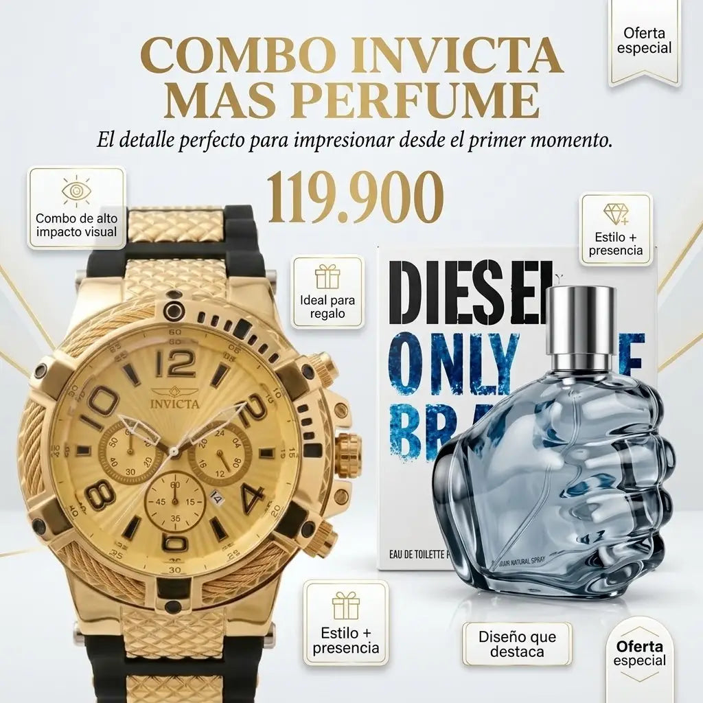 COMBO 18 RELOJ MAS PERFUME