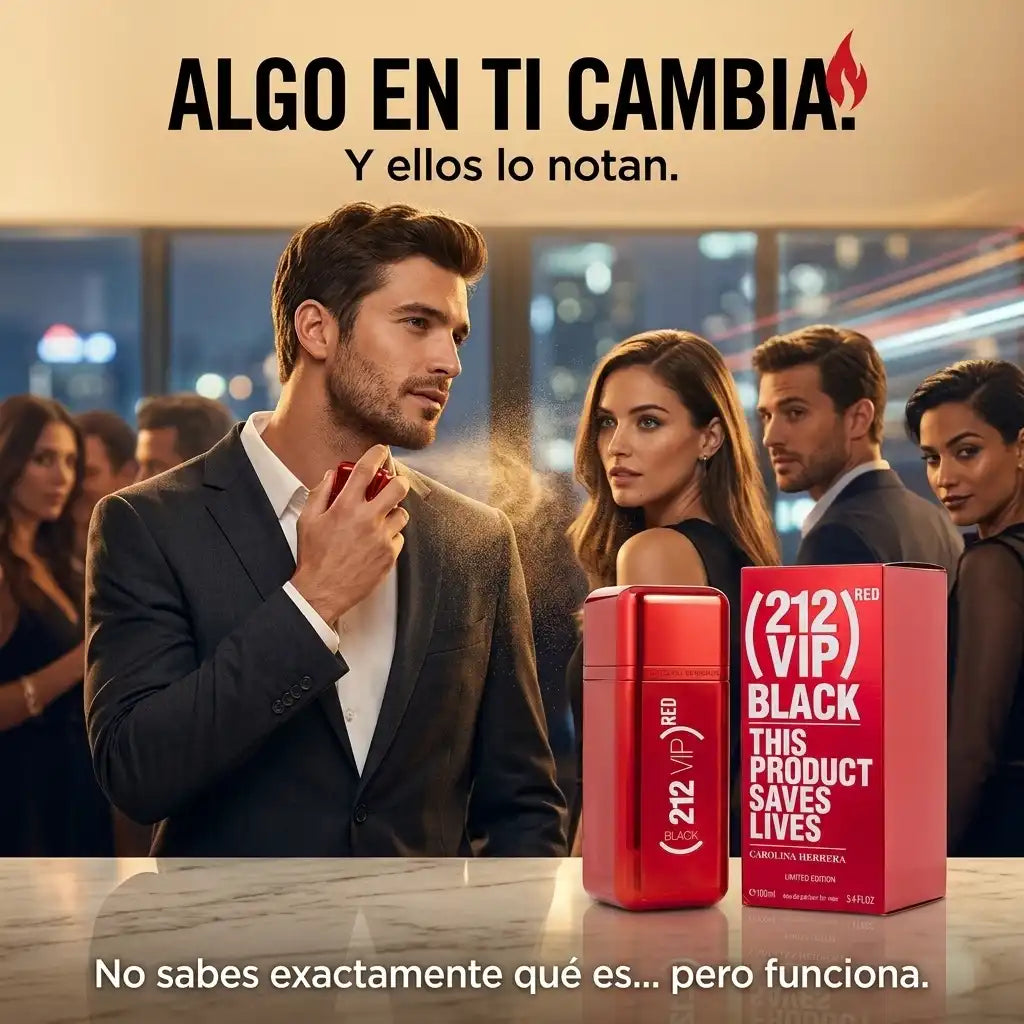 Perfume 212 VIP Black Red Carolina Herrera