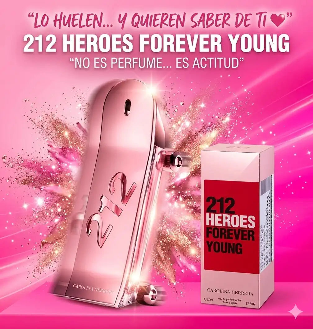 Perfume 212 Heroes Forever Young Carolina Herrera