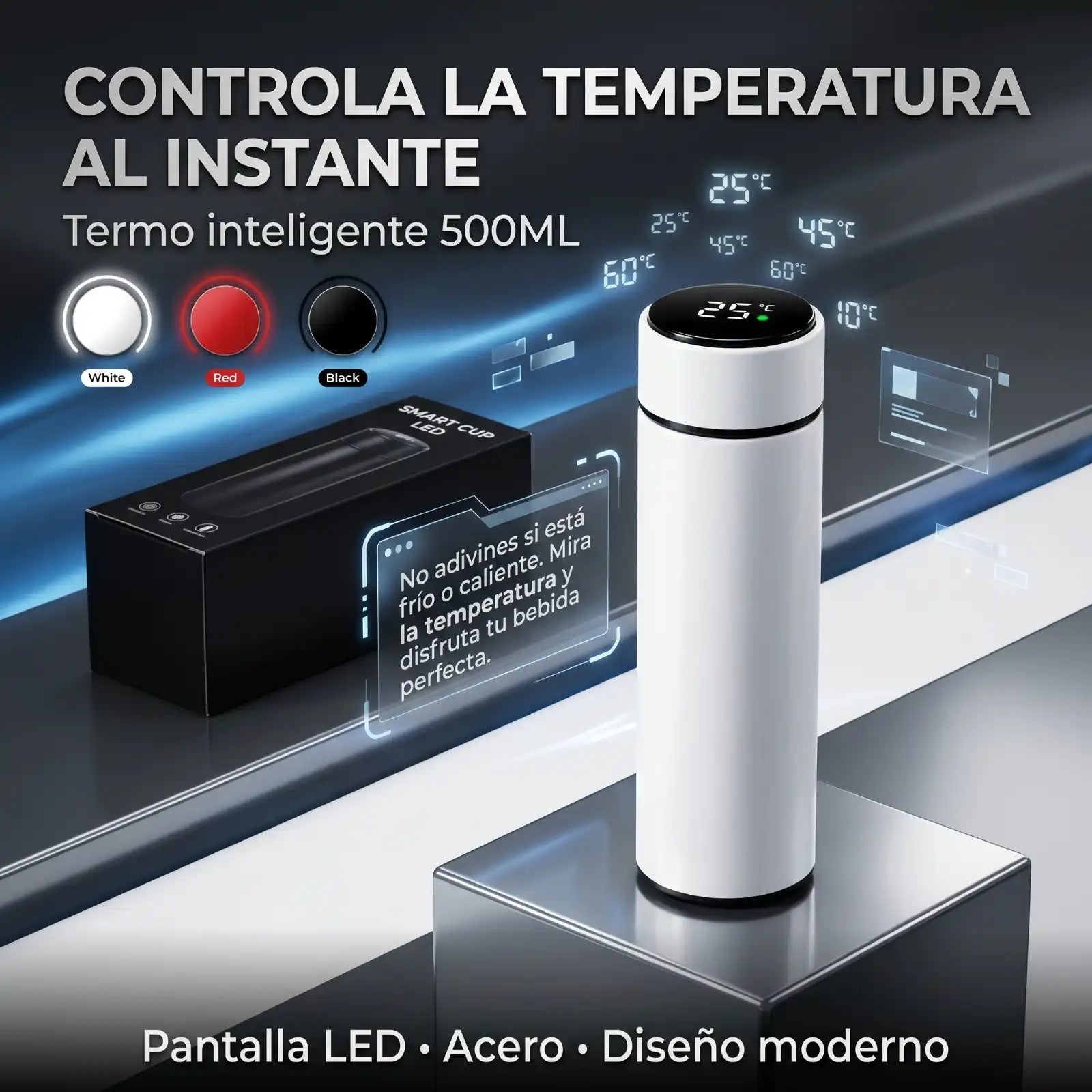 Termo Smart Cup LED 500ML