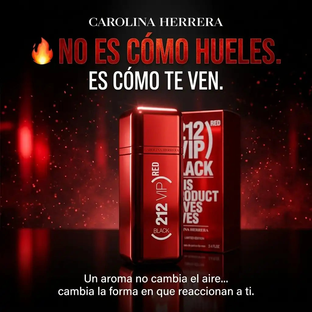 Perfume 212 VIP Black Red Carolina Herrera