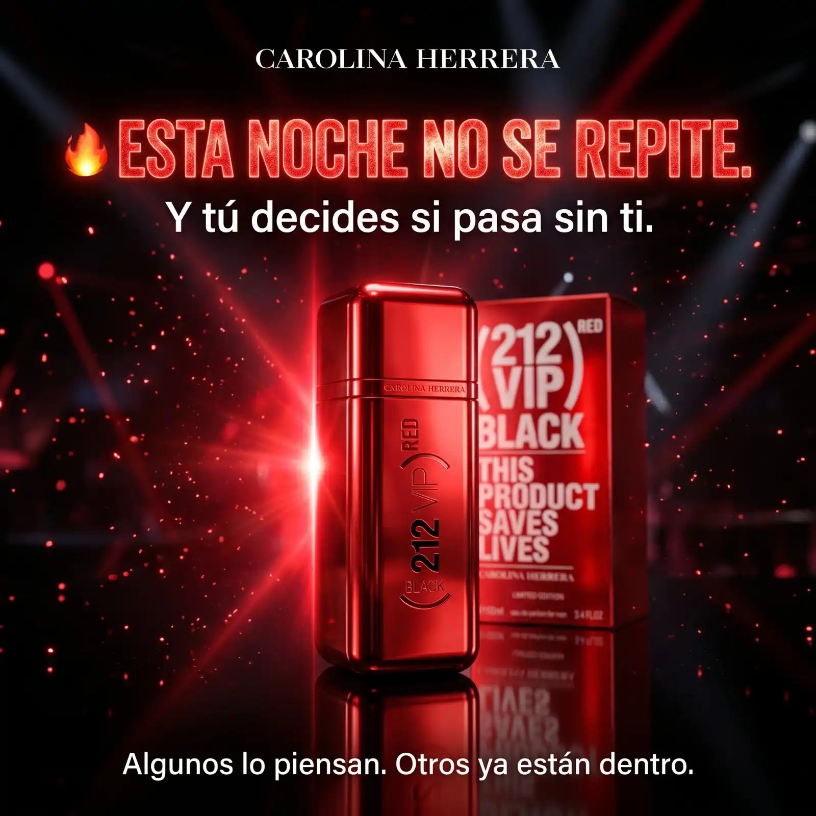 Perfume 212 VIP Black Red Carolina Herrera
