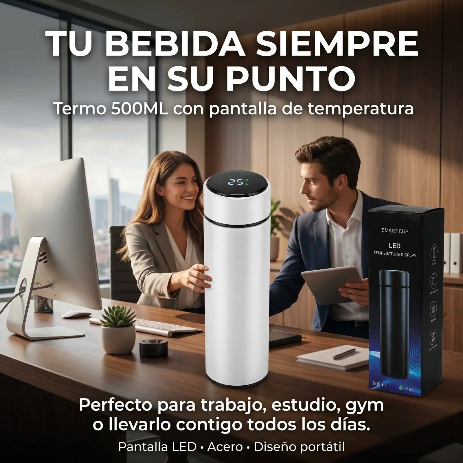 Termo Smart Cup LED 500ML