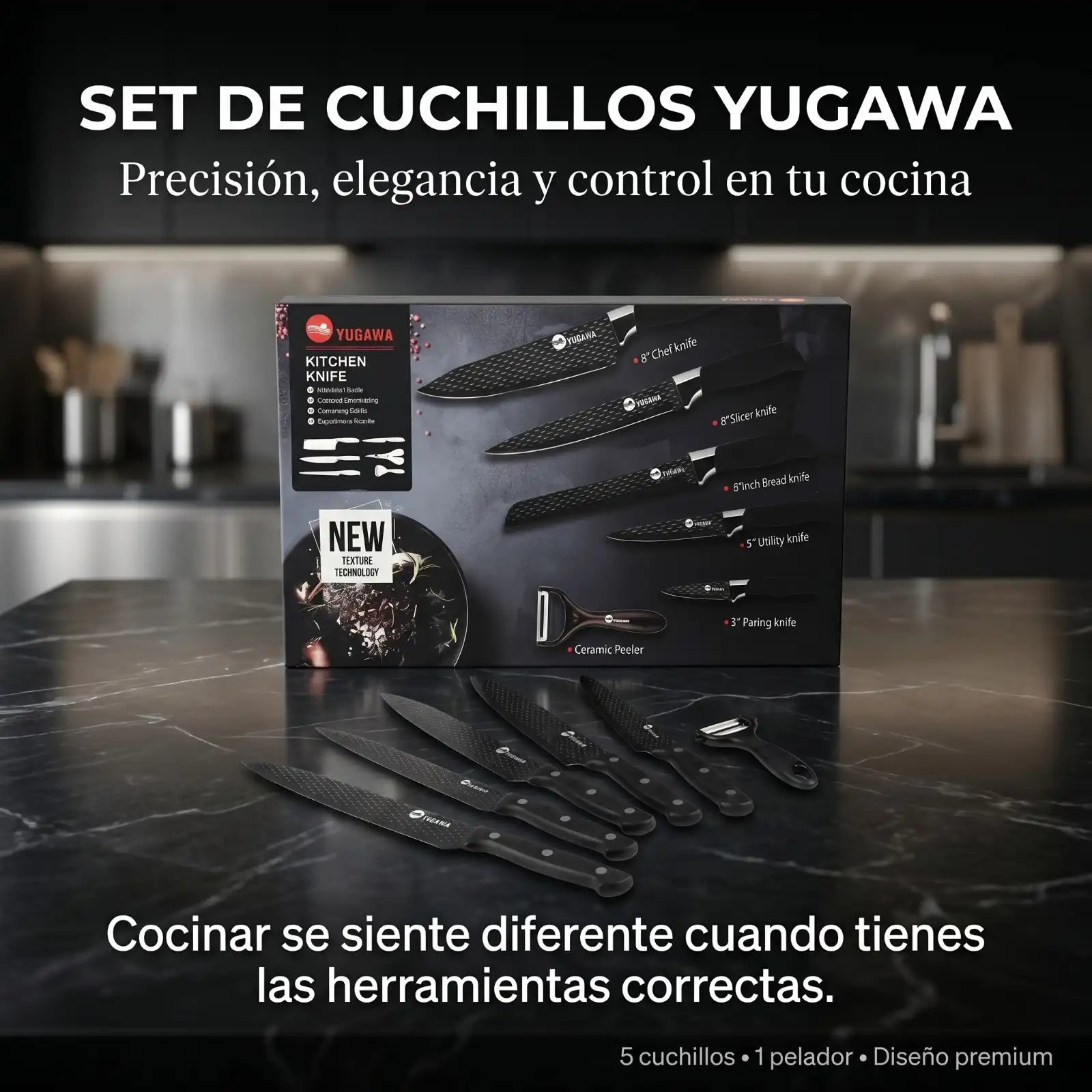 Set de Cuchillos Yugawa Premium