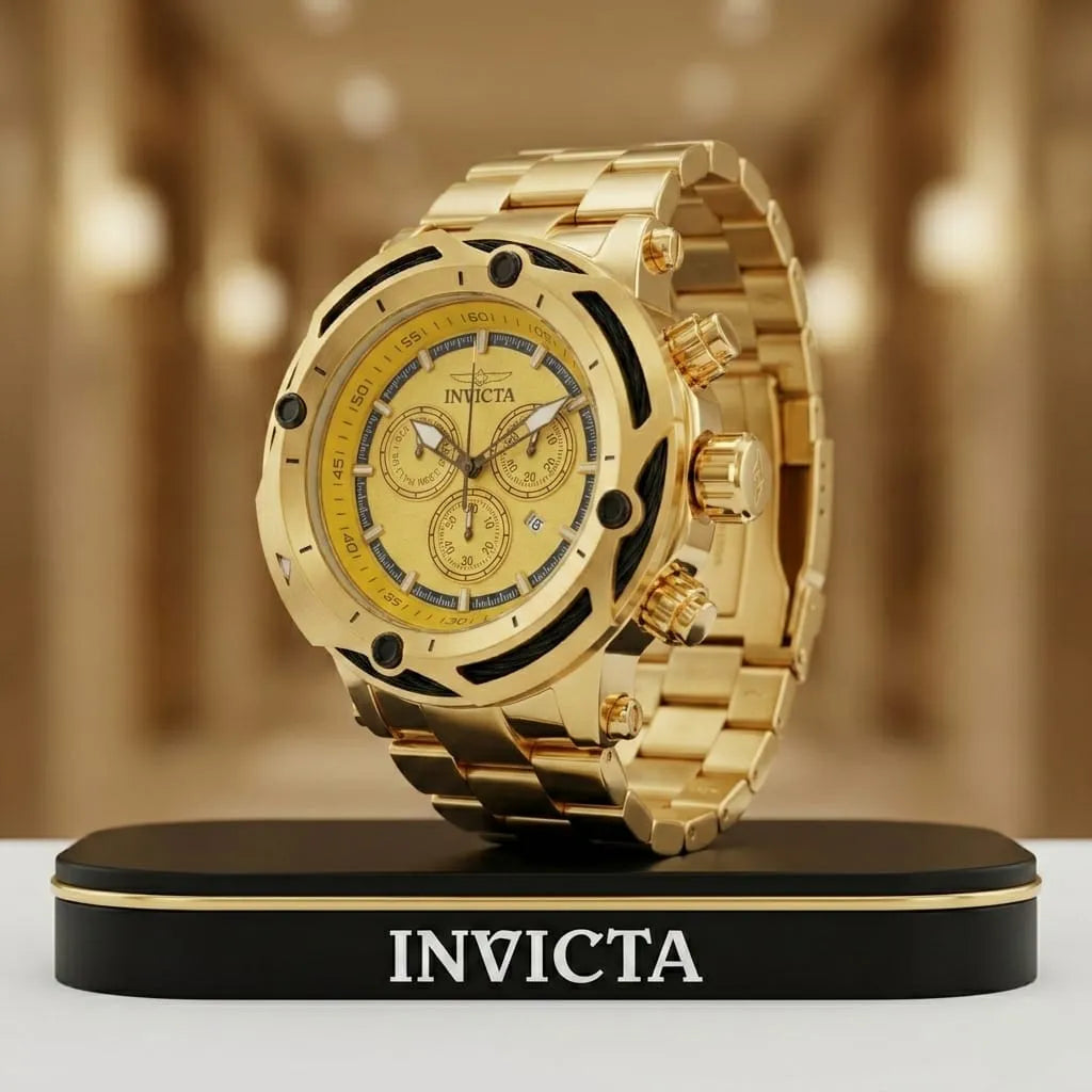 INVICTA SUBAQUA DORADO 4 ACERO