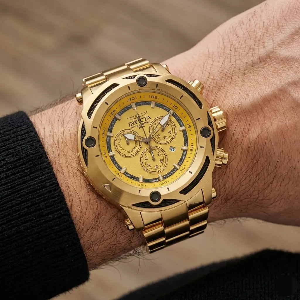 INVICTA SUBAQUA DORADO 4 ACERO